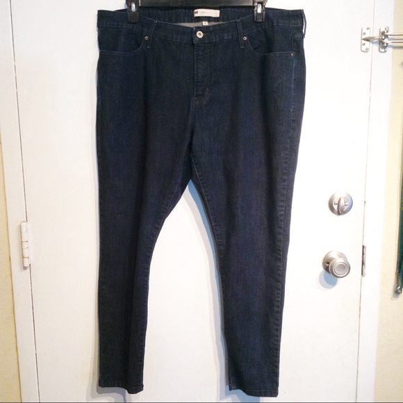 Levi's Denim - LEVI'S Plus Size "Legging" Dark Wash Skinny Jeans